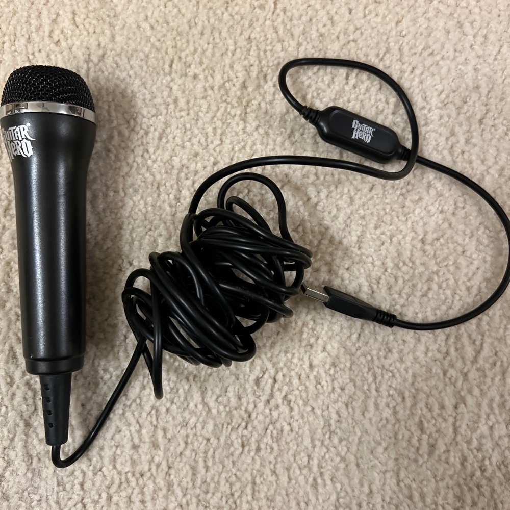 Guitar Hero USB microphone for video game